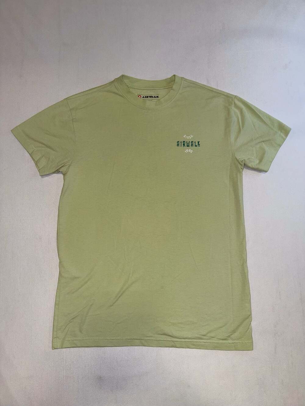 Airwalk Samurai Frog Graphic T-Shirt Light Green Size XS